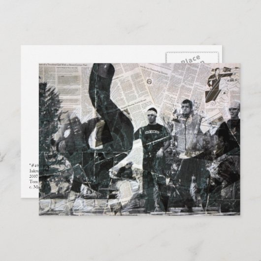 #496 BRIEFKAART (Voorkant / Achterkant)