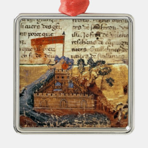 4972 f.1: Jeruzalem in de kruistochten Metalen Ornament