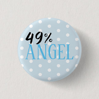 49% Angel - aanpasbaar Ronde Button 3,2 Cm