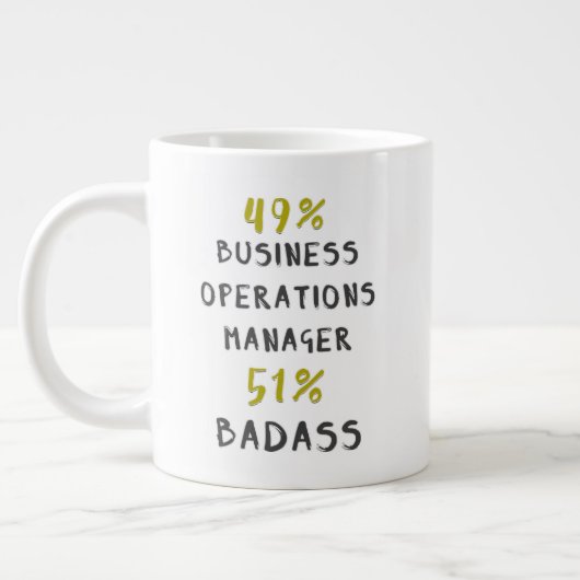 49% Business Operations Manager 51% badass Grote Koffiekop (Links)