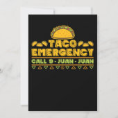 49.Cinco De Mayo Taco Emergency Call 9Juanjuan Tac Save The Date (Voorkant)
