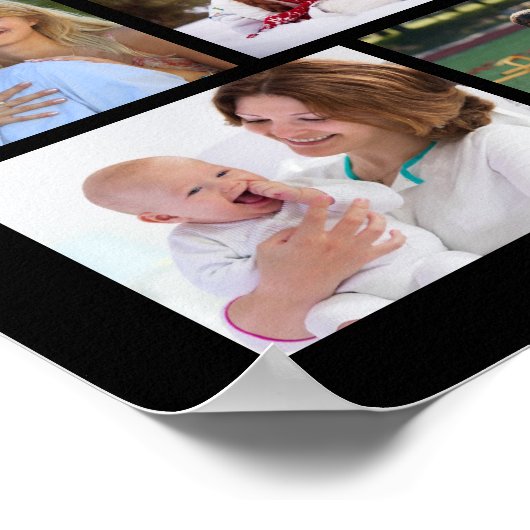 49 Foto Collage Meerdere Vormen Persoonlijk Poster (Hoek)