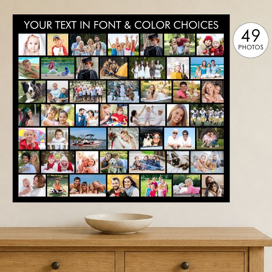 49 Fotocollage Meerdere Vormen Persoonlijk Poster