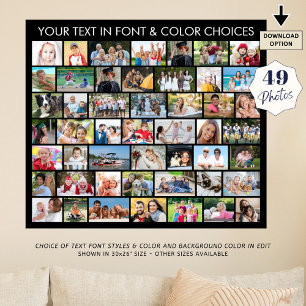 49 Fotocollage Meerdere Vormen Persoonlijk Poster