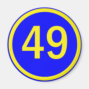 49 in een cirkel magneet