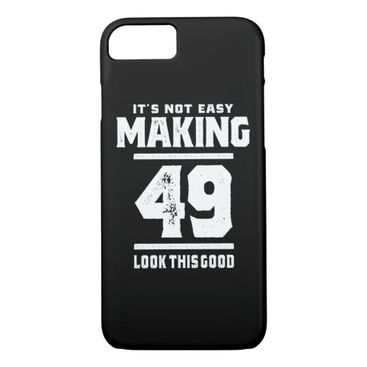 49 jaar - 49e verjaardag Funny Gift Case-Mate iPhone Case (Achterkant)