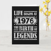 49 jaar oud 1976 Geboorte van de legende 49e verja Kaart (Gele Bloem)