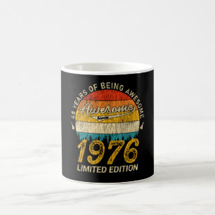49 jaar oud 1976 Retro Geweldige 49ste verjaardag  Koffiemok