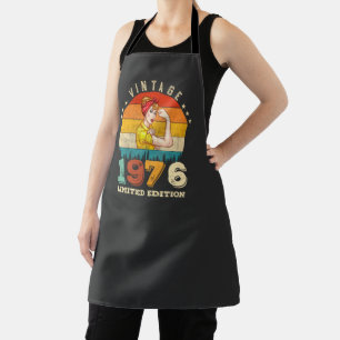 49 jaar oude Bday 1976 49e Verjaardag Vrouwen Schort