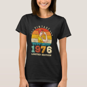 49 jaar oude Bday 1976  49e Verjaardag Vrouwen T-shirt