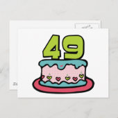 49 jaar oude vogelbeker briefkaart (Voorkant / Achterkant)