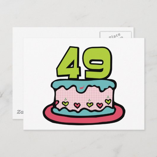 49 jaar oude vogelbeker briefkaart (Voorkant / Achterkant)