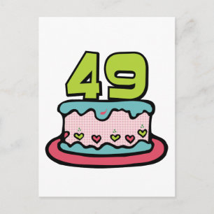 49 jaar oude vogelbeker briefkaart