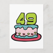 49 jaar oude vogelbeker briefkaart (Voorkant)