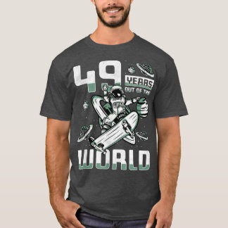 49 jaar van deze wereld, 49e verjaardag skater A T-shirt