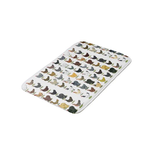 49 kippen badmat (Gekanteld)