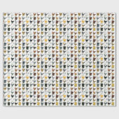 49 Kippen Cadeaupapier (Vlak)