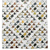 49 kippen douchegordijn (Voorkant)