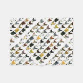49 Kippen Fleece Deken (Voorkant (Horizontaal))