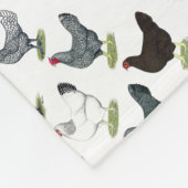 49 Kippen Fleece Deken (Hoek)