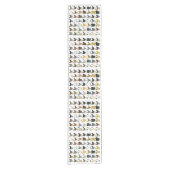 49 kippen korte tafelloper (Voorkant)