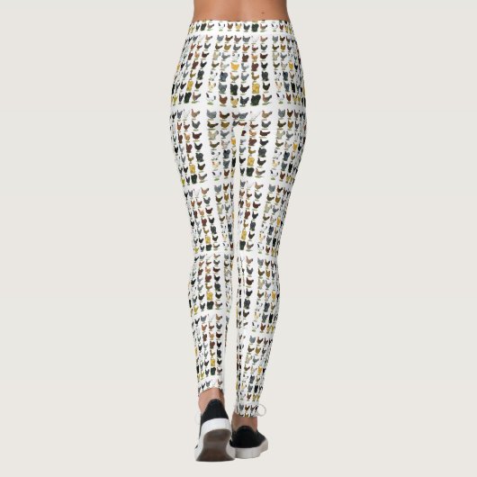 49 Kippen Leggings (Achterkant)