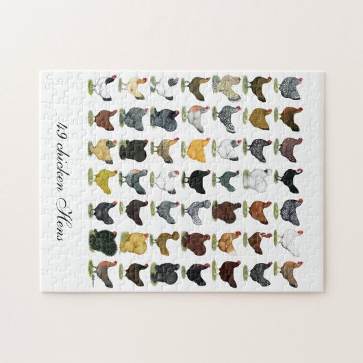 49 Kippen Legpuzzel (Horizontaal)