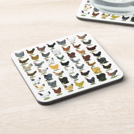 49 kippen onderzetter (Linkerzijde)