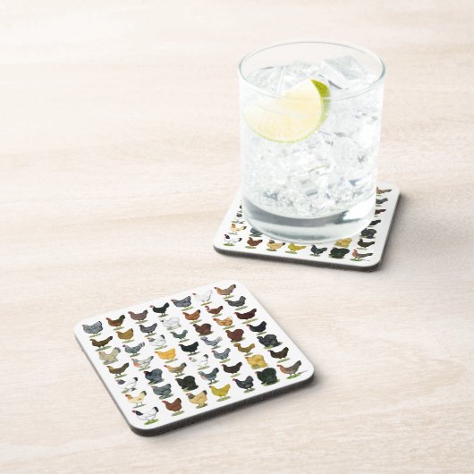 49 kippen onderzetter (Rechterzijde)