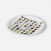 49 Kippen Papieren Bordje (Gekanteld)