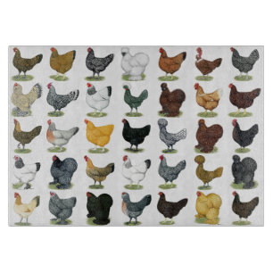 49 Kippen Snijplank