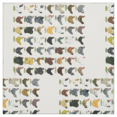 49 kippen stof (Swatch)