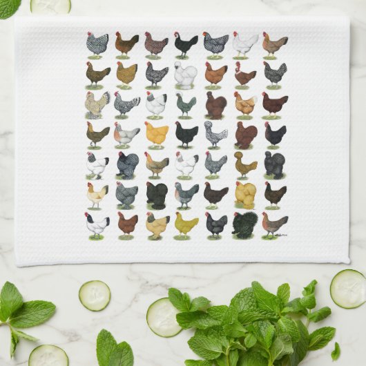 49 Kippen Theedoek (Gevouwen)