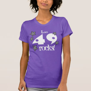 49 of ELK JAAR Rocks 5 Striped Stars V012 T-shirt