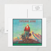 49 Oranje LabelRedlands, CA Briefkaart (Voorkant / Achterkant)