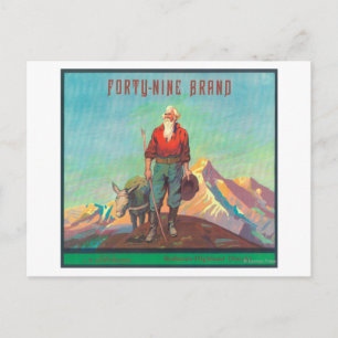 49 Oranje LabelRedlands, CA Briefkaart