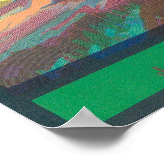 49 Oranje LabelRedlands, CA Poster (Hoek)