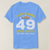 49-pm Funny 49th Birthday Beer T-shirt (Design voorkant)