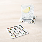 49 Roosters Kartonnen Onderzetters (Insitu)