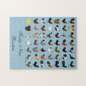 49 Roosters Legpuzzel (Horizontaal)