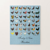 49 Roosters Legpuzzel (Verticaal)