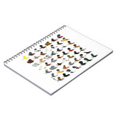 49 Roosters Notitieboek (Linkerzijde)