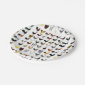 49 Roosters Papieren Bordje (Gekanteld)