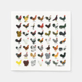 49 Roosters Servet (Voorkant)