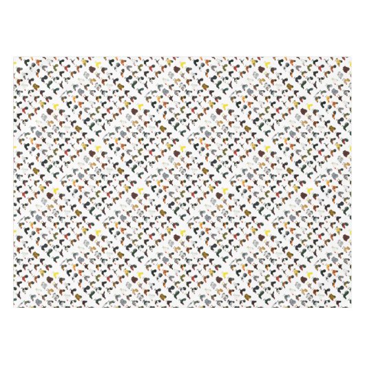 49 Roosters Tafelkleed (Voorkant (Horizontaal))