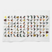 49 Roosters Theedoek (Horizontaal)