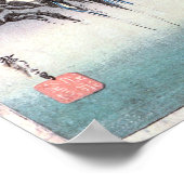 49. Sakashita-juku, Hiroshige, Ukiyo-e Poster (Hoek)