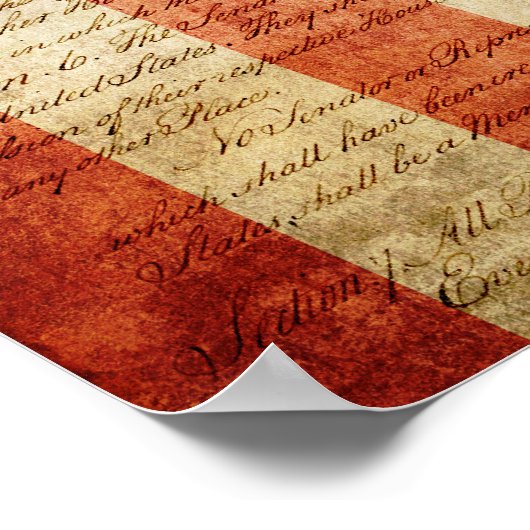 49 Star American Flag Poster (Hoek)