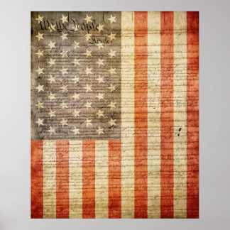 49 Star American Flag Poster