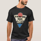 49 Zwarte Zand Beach Hawaii Seashore T-shirt (Voorkant)